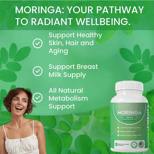 Pura Moringa Leaf – Energy, Metabolism & Immune Support