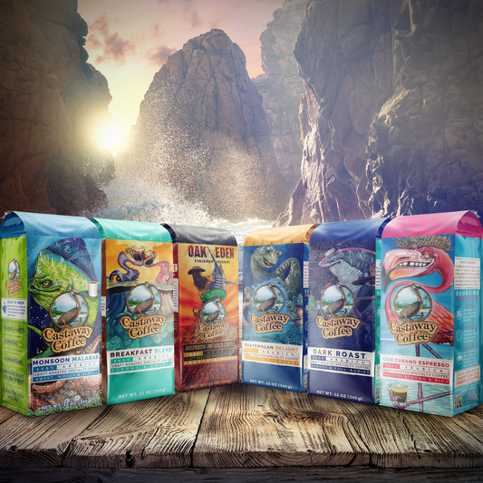 Castaway Starter Pack (All six of our coffee blends. 12OZ)