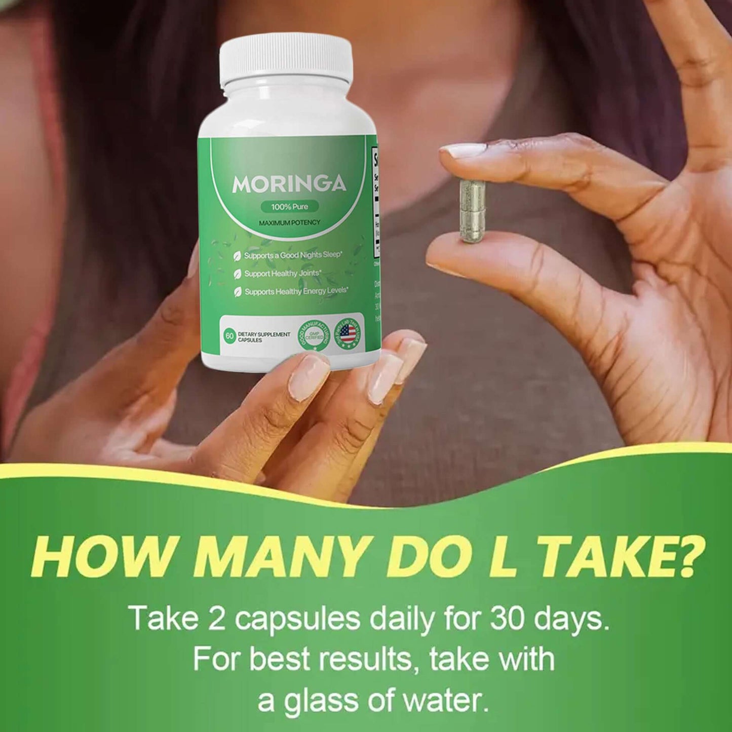 Pura Moringa Leaf – Energy, Metabolism & Immune Support