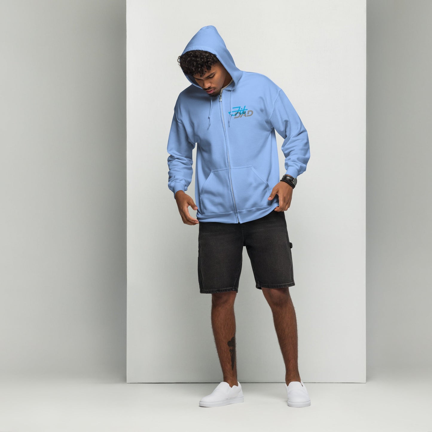 Fit Dad Heavy Blend Zip Hoodie