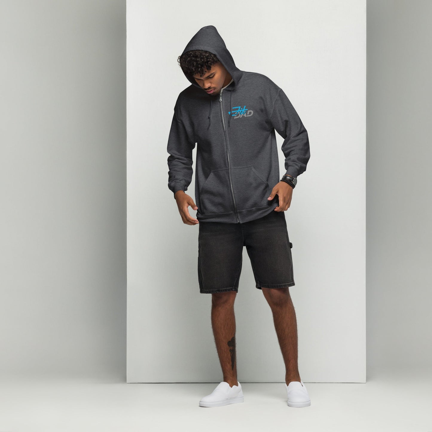 Fit Dad Heavy Blend Zip Hoodie