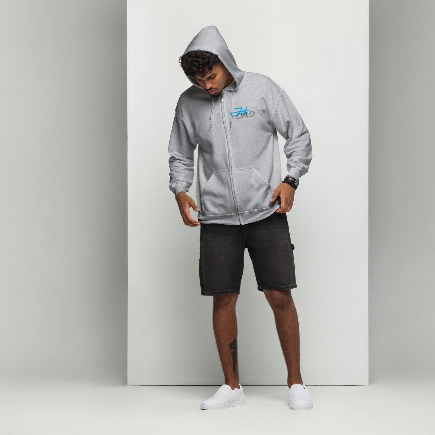 Fit Dad Heavy Blend Zip Hoodie