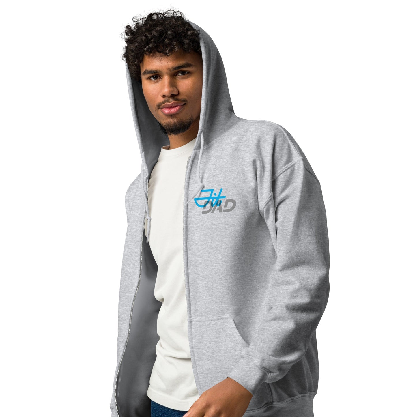 Fit Dad Heavy Blend Zip Hoodie