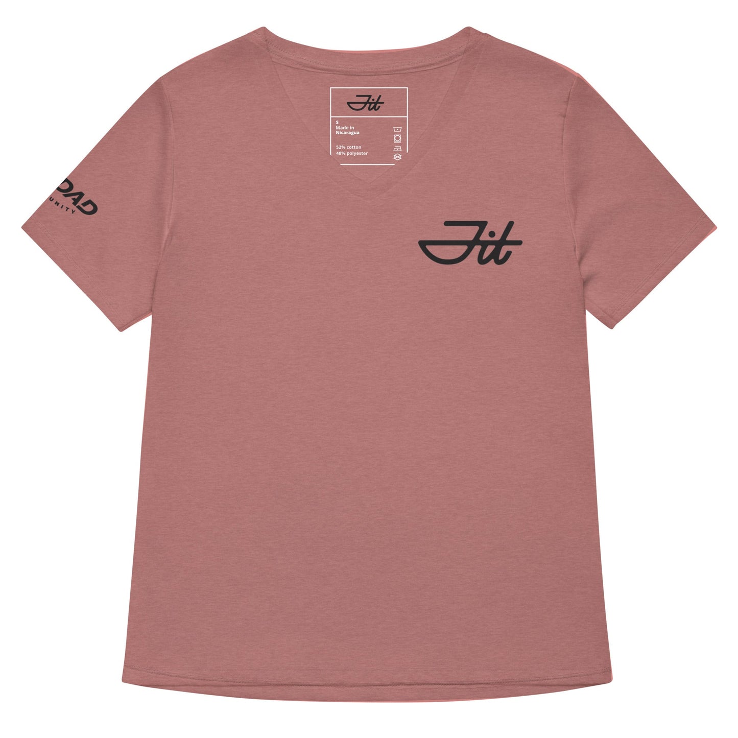 Fit- Women’s relaxed v-neck t-shirt